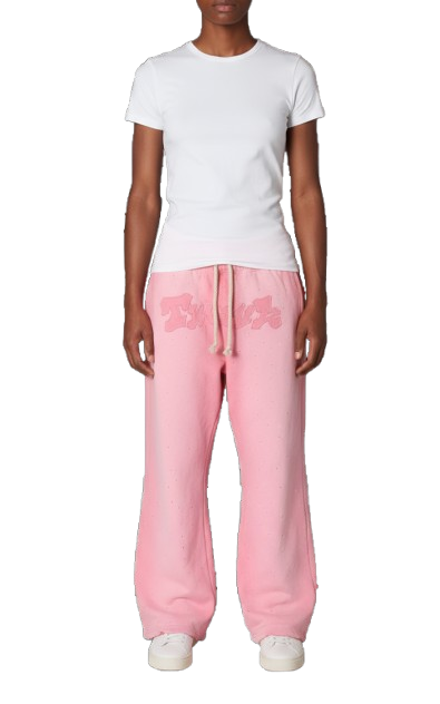 TRIOVA Pink graphic baggy sweatpants